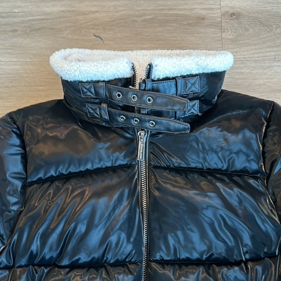 MICHAEL MICHAEL KORS
Women's Plus Size Faux-Shearling Shine Puffer Coat - Picture 8 of 11